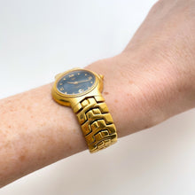 Load image into Gallery viewer, Vintage 1990s Gold-Plated Ladies&#39; Givenchy Quartz Watch with Blue Dial
