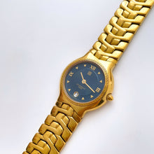 Load image into Gallery viewer, Vintage 1990s Gold-Plated Ladies&#39; Givenchy Quartz Watch with Blue Dial
