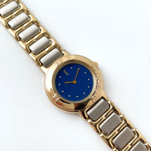 Load image into Gallery viewer, Vintage Boxed 1991 Yves Saint Laurent Ladies&#39; Quartz Watch with Two-Tone Bracelet and Blue Dial
