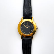 Load image into Gallery viewer, Vintage 90s Unisex Gold-Plated Fendi Quartz Watch with Black Dial
