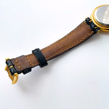 Load image into Gallery viewer, Vintage 1990s Gold-Plated Ladies&#39; Givenchy &#39;Griffe&#39; Quartz Watch with Black Leather Strap
