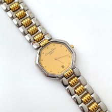 Load image into Gallery viewer, Vintage Two-Tone Christian Dior Ladies&#39; Quartz Watch with Gold Octagon Dial
