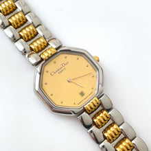 Load image into Gallery viewer, Vintage Two-Tone Christian Dior Ladies&#39; Quartz Watch with Gold Octagon Dial
