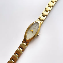 Load image into Gallery viewer, Vintage Ladies&#39; Gold-Tone Citizen Eco-Drive Solar Watch with Oval Dial
