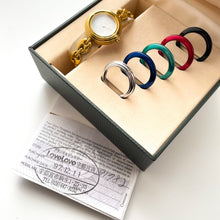 Load image into Gallery viewer, Rare Vintage Boxed 1997 Gucci Quartz Watch with Interchangeable Bezels
