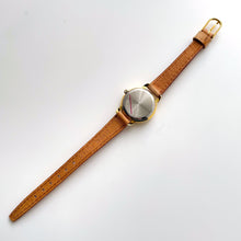 Load image into Gallery viewer, Vintage Ladies&#39; Louifrey Moon Phase Quartz Watch with Light Brown Leather Strap
