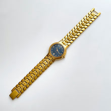 Load image into Gallery viewer, Vintage 1990s Gold-Plated Ladies&#39; Givenchy Quartz Watch with Blue Dial
