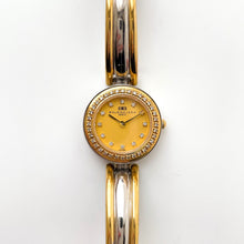 Load image into Gallery viewer, Vintage 1990s Two-Tone Ladies&#39; Balenciaga Bangle Quartz Watch with Diamond-Set Gold-Tone Dial
