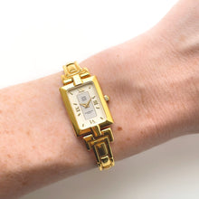 Load image into Gallery viewer, Vintage 1990s Gold-Plated Ladies&#39; Givenchy Quartz Watch with Beige Dial
