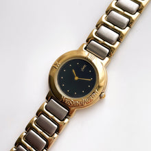 Load image into Gallery viewer, Vintage Boxed 1991 Yves Saint Laurent Ladies&#39; Quartz Watch with Two-Tone Bracelet and Black Dial
