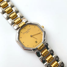 Load image into Gallery viewer, Vintage Two-Tone Christian Dior Ladies&#39; Quartz Watch with Gold Octagon Dial
