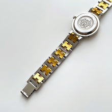 Load image into Gallery viewer, Vintage Two-Tone Hermès Clipper Ladies&#39; Quartz Watch with Round Beige Dial
