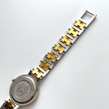 Load image into Gallery viewer, Vintage Two-Tone Hermès Clipper Ladies&#39; Quartz Watch with Round Beige Dial
