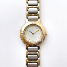 Load image into Gallery viewer, Vintage 1990s Yves Saint Laurent Ladies&#39; Quartz Watch with Two-Tone Bracelet and Beige Dial
