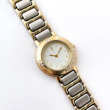 Load image into Gallery viewer, Vintage 1990s Yves Saint Laurent Ladies&#39; Quartz Watch with Two-Tone Bracelet and Beige Dial
