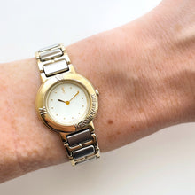 Load image into Gallery viewer, Vintage 1990s Yves Saint Laurent Ladies&#39; Quartz Watch with Two-Tone Bracelet and Beige Dial
