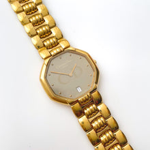 Load image into Gallery viewer, Vintage Gold-Plated Christian Dior Unisex Quartz Watch with Octagon Dial
