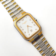 Load image into Gallery viewer, Vintage Two-Tone Christian Dior Unisex Quartz Watch with Tank-Style Dial
