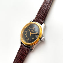 Load image into Gallery viewer, Ladies&#39; Vintage 90s Two-Tone Fendi Quartz Watch with Brown Leather Strap
