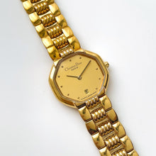 Load image into Gallery viewer, Vintage Gold-Plated Christian Dior Ladies&#39; Quartz Watch with Octagon Dial
