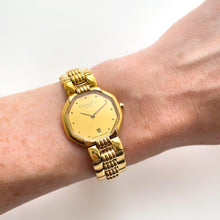 Load image into Gallery viewer, Vintage Gold-Plated Christian Dior Ladies&#39; Quartz Watch with Octagon Dial
