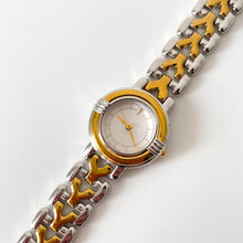 Load image into Gallery viewer, Vintage 1990s Yves Saint Laurent Ladies&#39; Quartz Watch with Two-Tone Bracelet and White Dial
