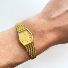 Load image into Gallery viewer, Vintage Ladies&#39; Gold-Plated Tissot Quartz Watch With Integrated Bracelet
