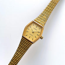 Load image into Gallery viewer, Vintage Ladies&#39; Gold-Plated Tissot Quartz Watch With Integrated Bracelet
