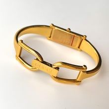 Load image into Gallery viewer, Gold-Tone Gucci Bangle Quartz Watch with Rectangular Dial
