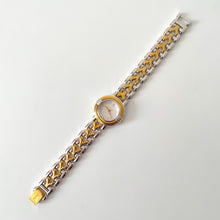 Load image into Gallery viewer, Vintage 1990s Yves Saint Laurent Ladies&#39; Quartz Watch with Two-Tone Bracelet and White Dial
