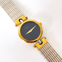 Load image into Gallery viewer, Vintage Two-Tone Christian Dior Ladies&#39; Quartz Watch with Round Starry Night Dial
