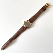 Load image into Gallery viewer, Vintage Christian Dior Gold-Plated Ladies&#39; Quartz Watch with Brown Leather Strap - Boxed
