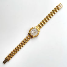 Load image into Gallery viewer, Vintage 1990s Gold-Plated Ladies&#39; Nina Ricci Quartz Watch with Round Mother of Pearl Dial
