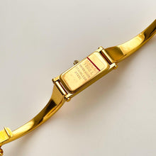 Load image into Gallery viewer, Gold-Tone Gucci Bangle Quartz Watch with Rectangular Dial
