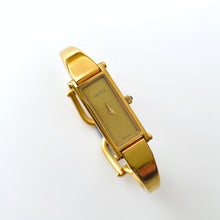 Load image into Gallery viewer, Gold-Tone Gucci Bangle Quartz Watch with Rectangular Dial
