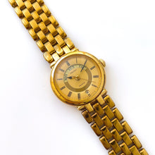 Load image into Gallery viewer, Vintage 1990s Gold-Plated Ladies&#39; Seiko Quartz Watch with Day/Date Functions
