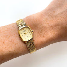 Load image into Gallery viewer, Vintage 1990s Gold-Plated Ladies&#39; Seiko Exceline Quartz Watch
