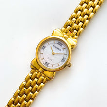 Load image into Gallery viewer, Vintage 1990s Gold-Plated Ladies&#39; Nina Ricci Quartz Watch with Round Mother of Pearl Dial
