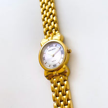 Load image into Gallery viewer, Vintage 1990s Gold-Plated Ladies&#39; Nina Ricci Quartz Watch with Round Mother of Pearl Dial
