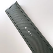 Load image into Gallery viewer, Gucci 3900L Quartz Watch with Rectangular Black Dial and Leather Strap - Boxed
