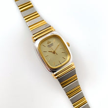 Load image into Gallery viewer, 1990s Ladies&#39; Two-Tone Seiko Quartz Watch with Gold Dial
