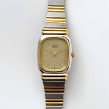 Load image into Gallery viewer, 1990s Ladies&#39; Two-Tone Seiko Quartz Watch with Gold Dial
