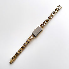 Load image into Gallery viewer, 1990s Ladies&#39; Gold-Plated Seiko Quartz Watch with Brown Rectangular Dial
