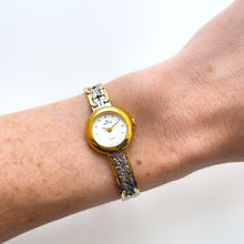 Load image into Gallery viewer, Dainty Vintage Two-Tone Ladies&#39; Waltham Quartz Watch with Round Dial - Boxed
