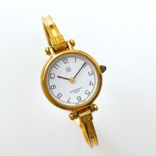 Load image into Gallery viewer, Vintage 1990s Gold-Plated Ladies&#39; Givenchy Bangle Quartz Watch with Round Dial
