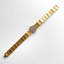 Load image into Gallery viewer, Vintage 1990s Gold-Plated Ladies&#39; Seiko Quartz Watch with White Oval Dial and Roman Numerals
