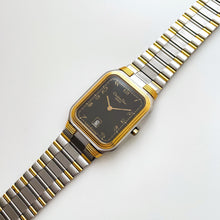 Load image into Gallery viewer, Vintage Two-Tone Christian Dior Unisex Quartz Watch with Tank-Style Dial
