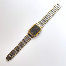 Load image into Gallery viewer, Vintage Two-Tone Christian Dior Unisex Quartz Watch with Tank-Style Dial
