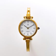 Load image into Gallery viewer, Vintage 1990s Gold-Plated Ladies&#39; Givenchy Bangle Quartz Watch with Round Dial
