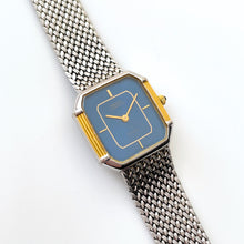 Load image into Gallery viewer, Vintage Two-Tone Ladies&#39; Seiko Lassale Quartz Watch with Blue Dial
